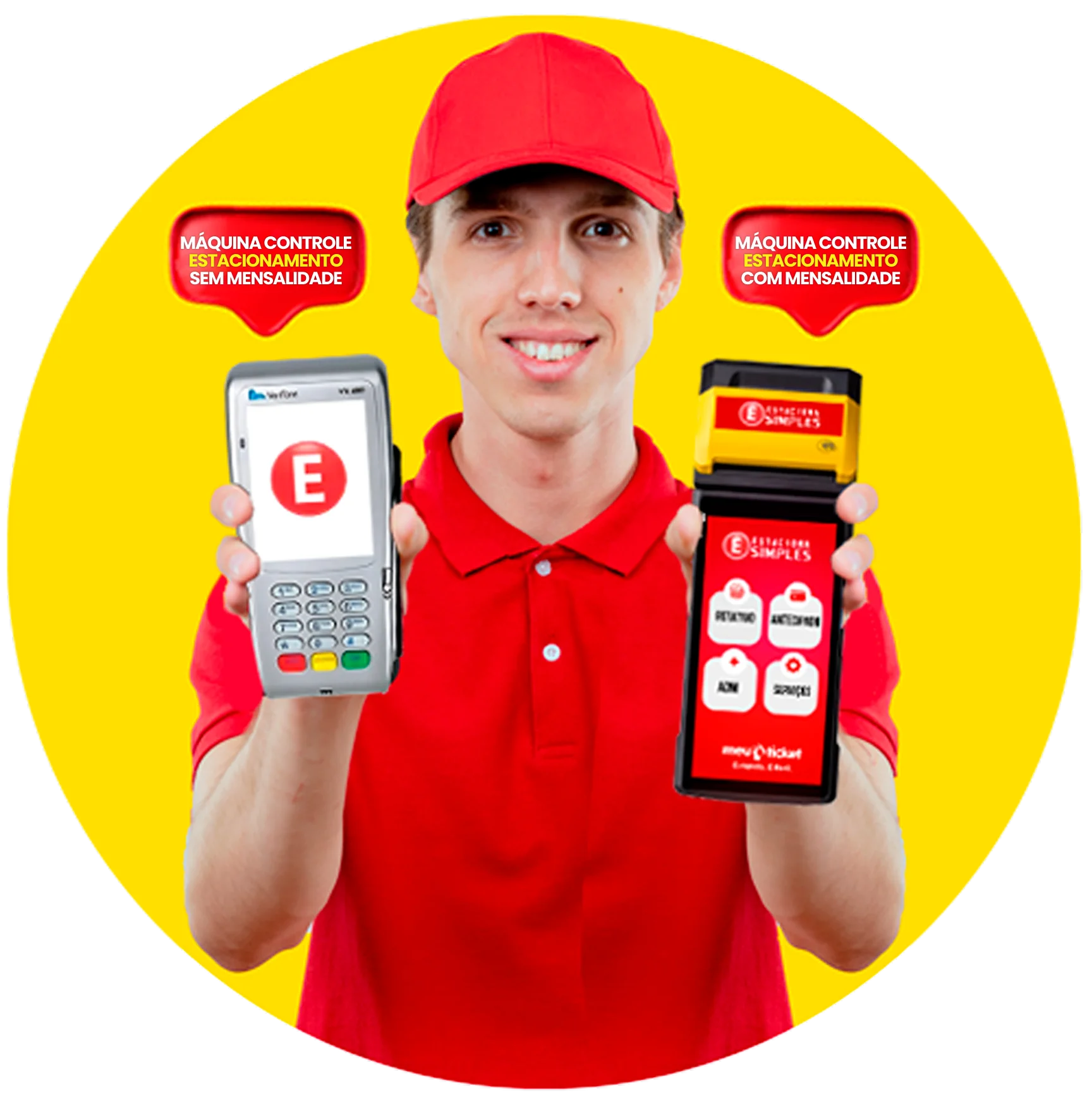 estaciona simples com e sem mensalidade